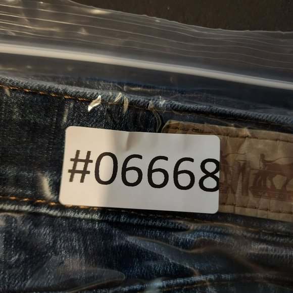 Levis Jeans Womens 16 525  Dark Wash Stretch Mid Rise Shaping Straight Leg - Picture 16 of 16